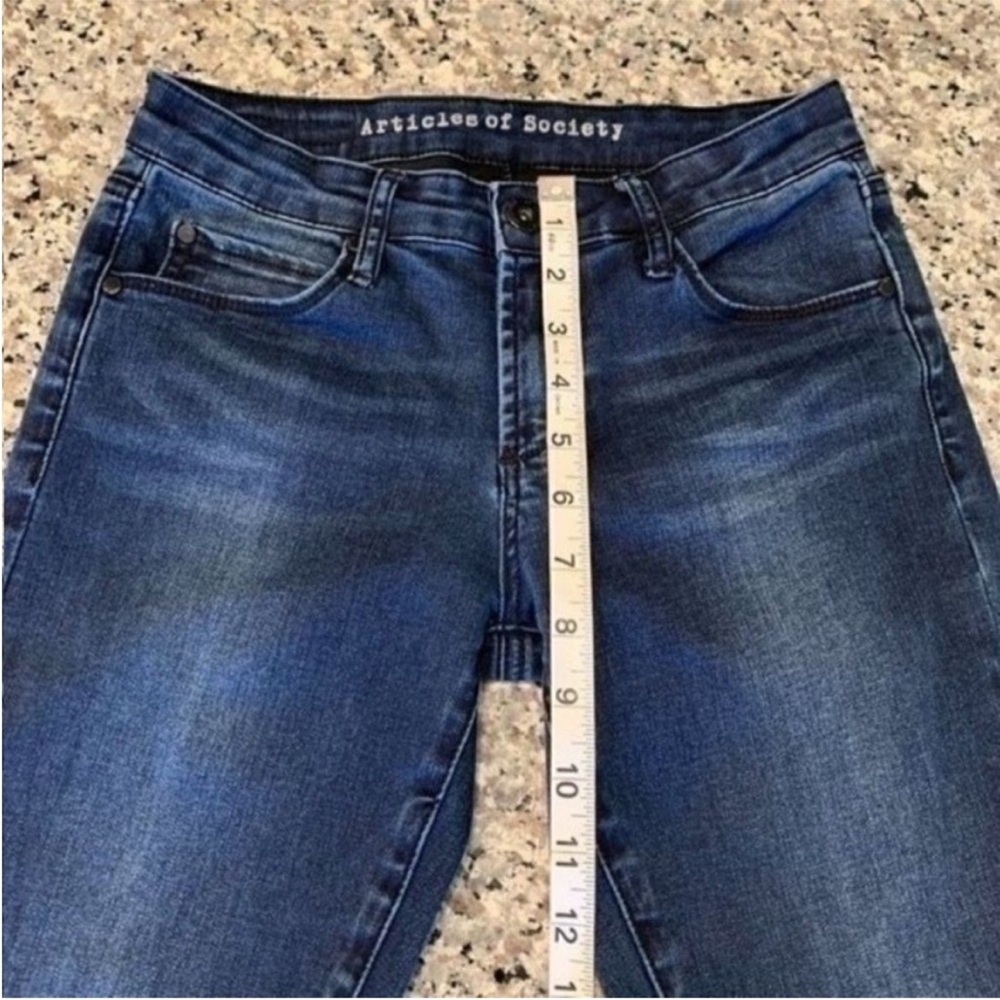 Articles of Society Jeans 25 Mid Rise Blue - Picture 3 of 10